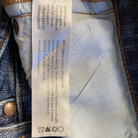 Lovely Eileen Fisher stretch straight leg jeans - Picture 10 of 12